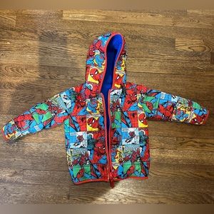 Spider-Man Puffer Coat 3T
